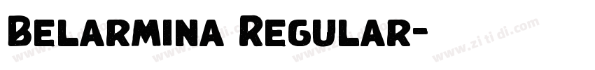 Belarmina Regular字体转换 Belarmina Regular字体转换